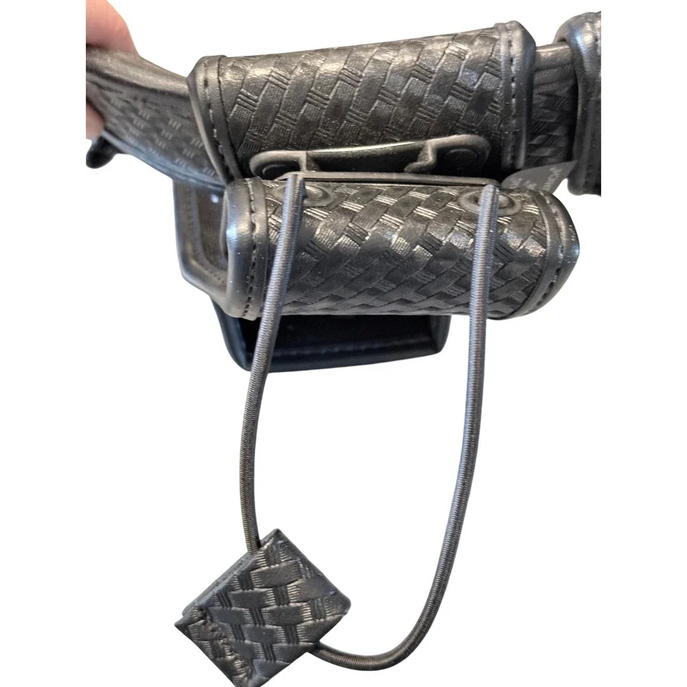 Bianchi AccuMold Elite Duty Cop Belt Basketweave Black Tactical Rig with Pouches
